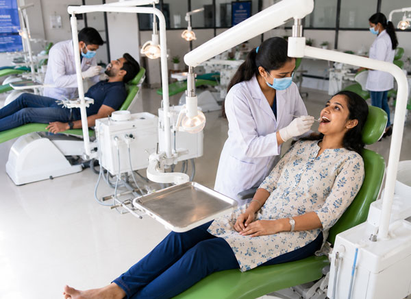 SAIDS dental clinic — patient treatment chair